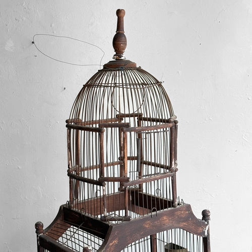 Antique Victorian Dome Top Bird Cage