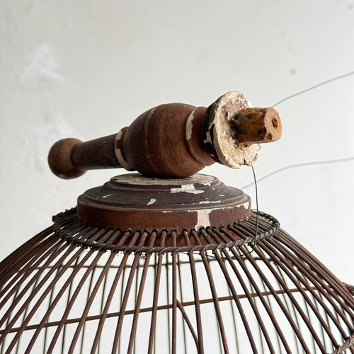 Antique Victorian Dome Top Bird Cage