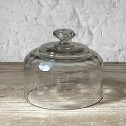 19th Century French Glass Cloche (D01)