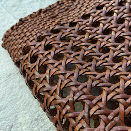 Leather Dragon Diffusion Eclipse Bag in Tan