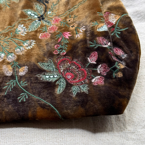 John Derian Custom Poppins Bag in Shaded Light Brown