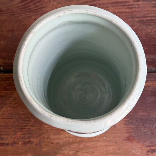18th-century French Faience Apothecary Jar Pair