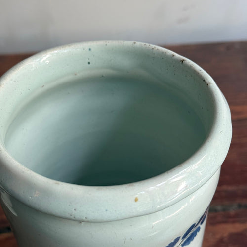 18th-century French Faience Apothecary Jar Pair