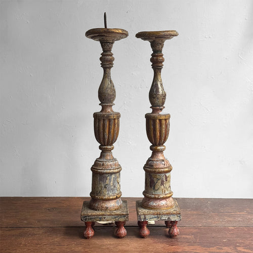 19th-century Austrian Candlestick Pair