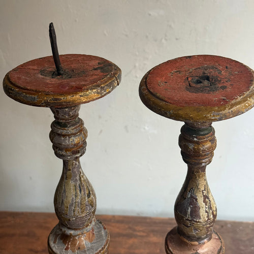 19th-century Austrian Candlestick Pair