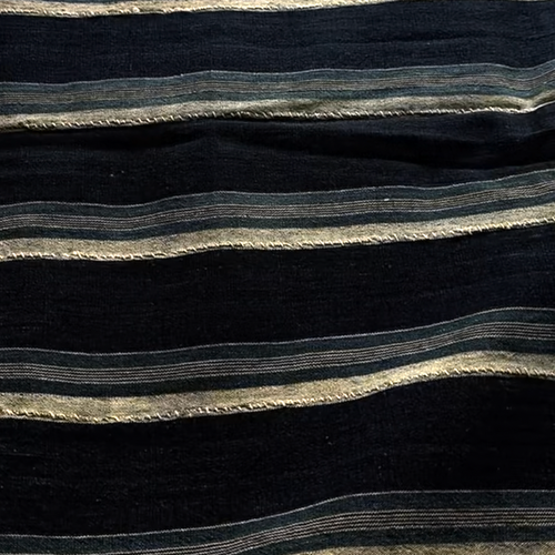 Antique 20th-century 75" x 105" West African Indigo Panel