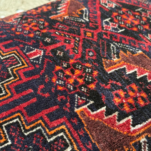 Antique Turkmen Rug Pillow
