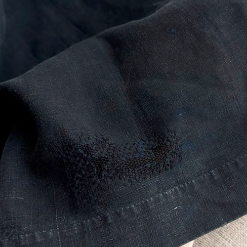 19th-century French Indigo Smock (#S-01)