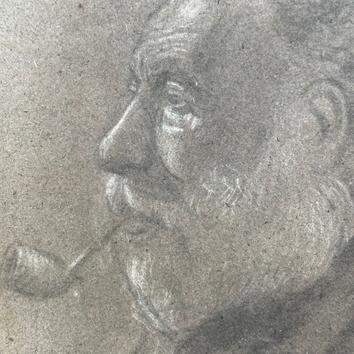 Evert Rabbers Early 20th-century Portrait Drawing (ER2401)