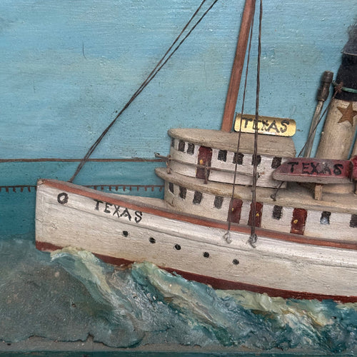 Early 20th-century American Boat Diorama