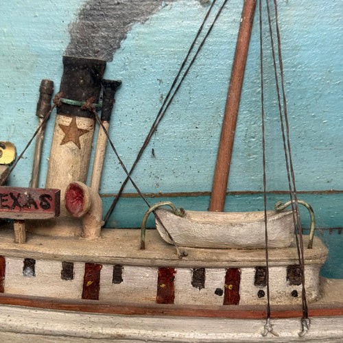 Early 20th-century American Boat Diorama