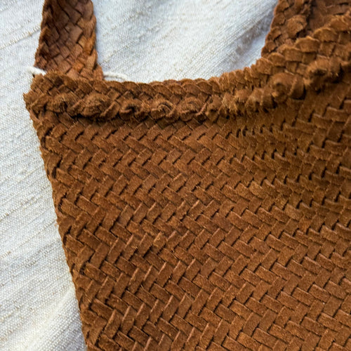 Leather Dragon Diffusion Suede Ars Tote in Honey