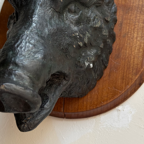 Early 20th-century Black Forest Carved Boar (BFBO-01)