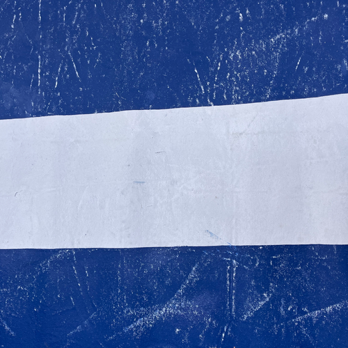 8'11" x 11'11" Black Point Mercantile Painted Canvas Mat #31