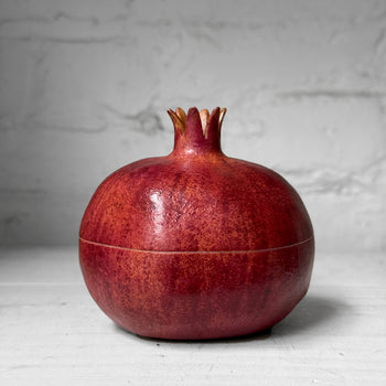 Augarten Hand-Painted Porcelain Pomegranate Box