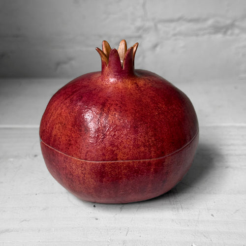 Augarten Hand-Painted Porcelain Pomegranate Box