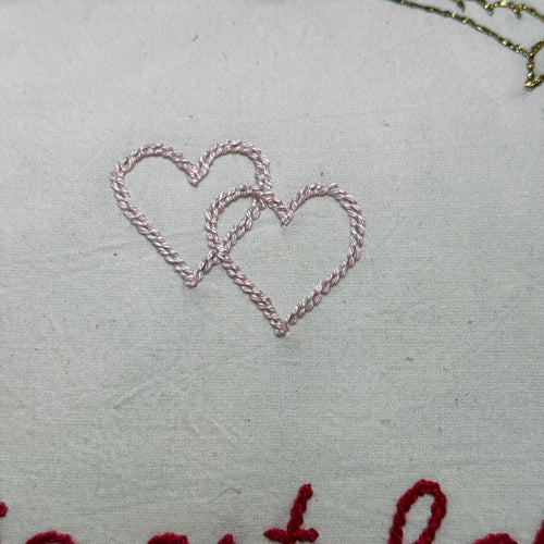 "La Vie Est Belle" Embroidered Cushion (CS-801)