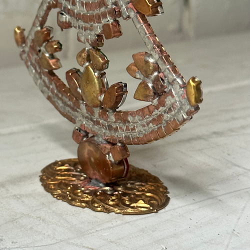 Crystal Jeweled Tree in Red & Green