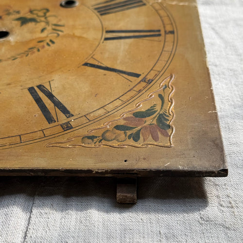 19th-century Wooden Clock Face (#1)