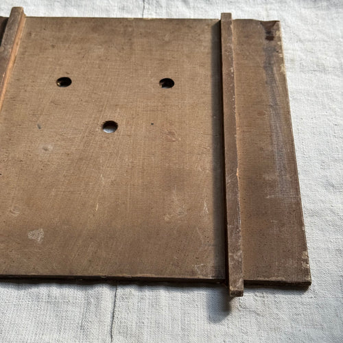 19th-century Wooden Clock Face (#1)