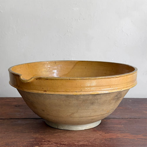 19th-century French Ceramic Glazed Tian Bowl