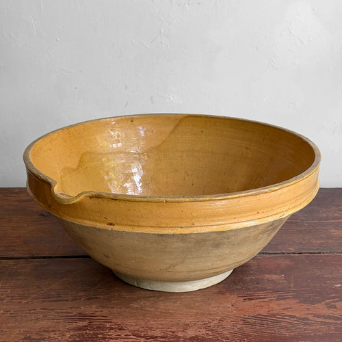 19th-century French Ceramic Glazed Tian Bowl