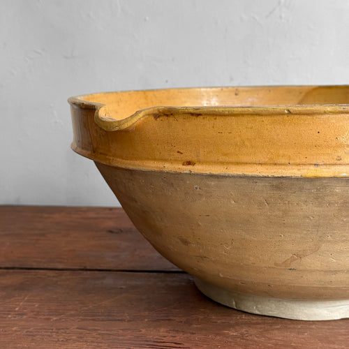 19th-century French Ceramic Glazed Tian Bowl