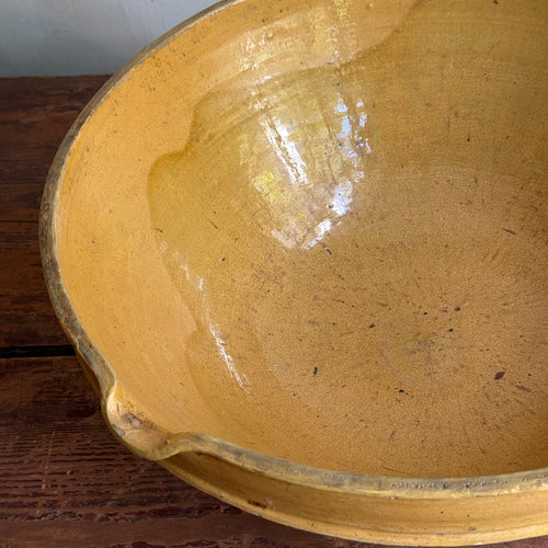 19th-century French Ceramic Glazed Tian Bowl