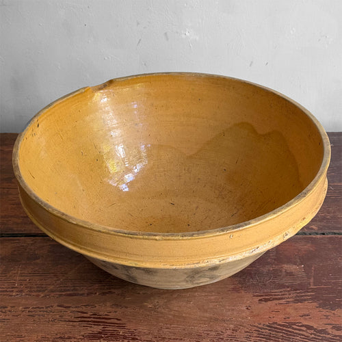 19th-century French Ceramic Glazed Tian Bowl