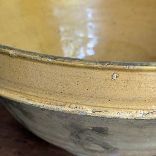 19th-century French Ceramic Glazed Tian Bowl