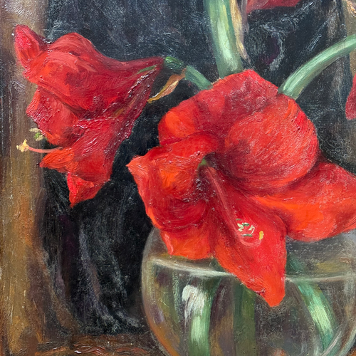Mid 20th-century Dutch Floral Still Life Painting