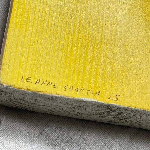 Leanne Shapton "Moby Dick" Painted Wooden Book