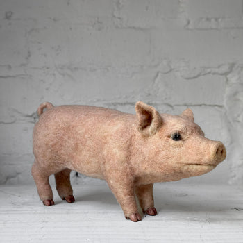 Needle Felted Pig