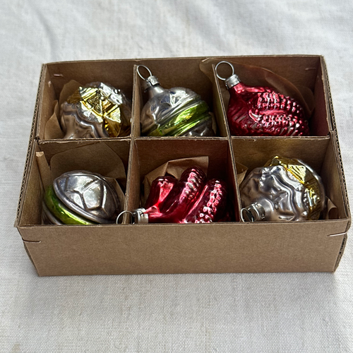Set of 6 Small Nostalgic Ornaments