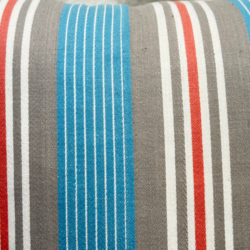 Custom 19th Century French Ticking Pillow (#9)