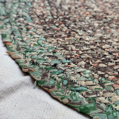 Vintage Round Rag Rug