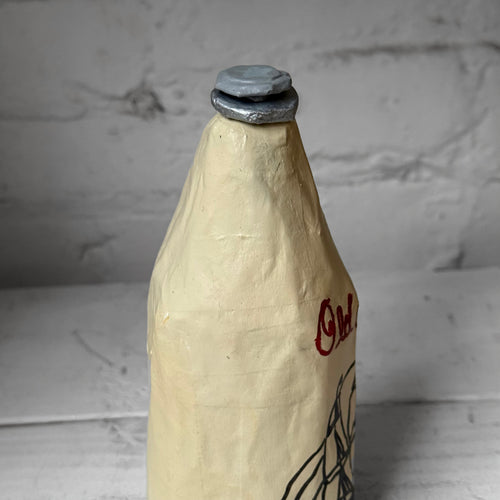 Papier-Mâché Old Spice Bottle #1