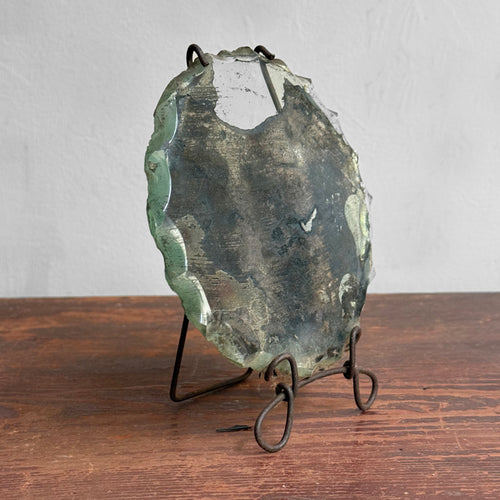 19th-century Small Shaving Mirror #1