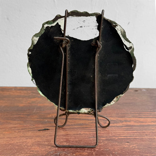 19th-century Small Shaving Mirror #1