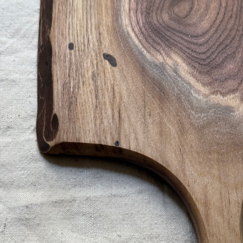 Spencer Peterman 15" Ambrosia Maple Wood Cutting Board with Handle (#4-9)
