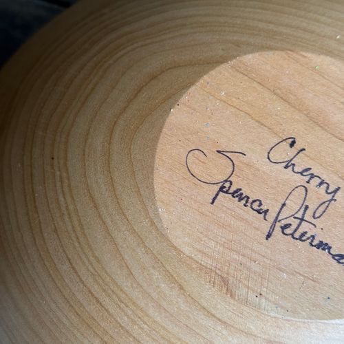 Spencer Peterman Cherry Wood 10" Round Bowl (#4-1)