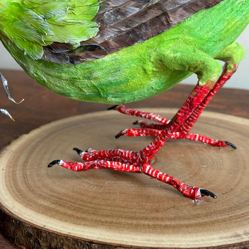 Papier-Mâché Indonesian Green Magpie