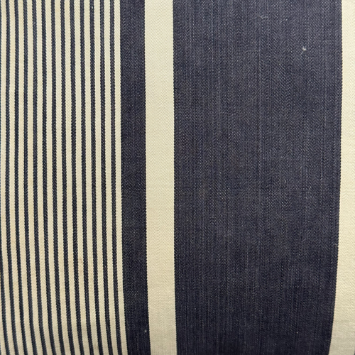 Custom 19th-century French Ticking Pillow (#4-01)