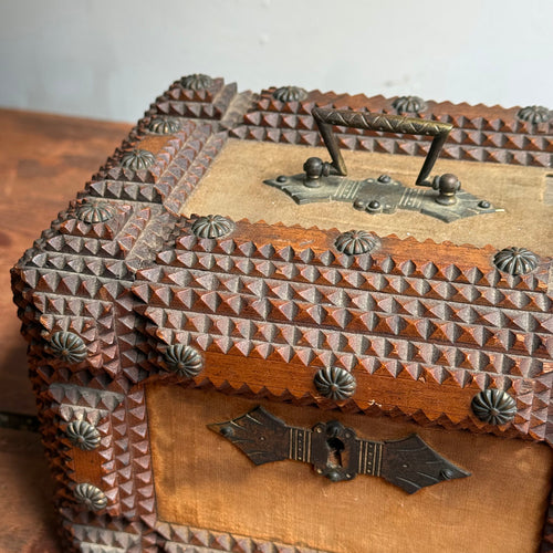 Small 20th-century Tramp Art Box