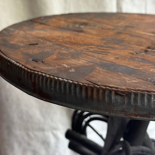 Early 20th-Century American Folk Art Heart-Shaped Twig Table