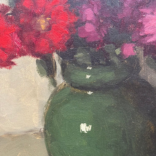 Mid 20th-century Dutch Floral Still Life Painting