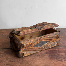 20th-century Tramp Art Box