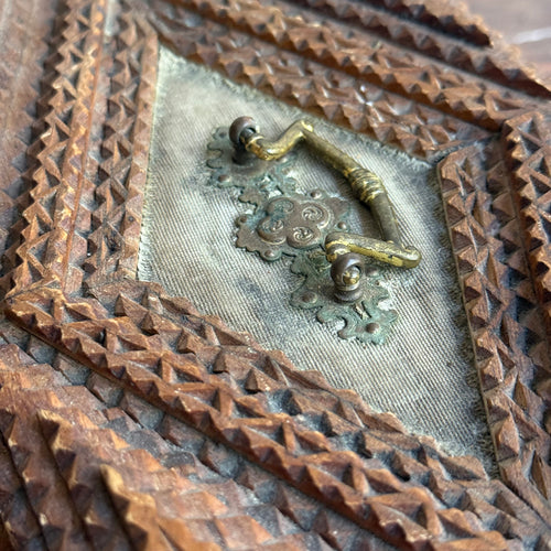 20th-century Tramp Art Box