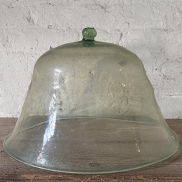 Large 19th-century French Glass Cloche de Melon (LG-01)