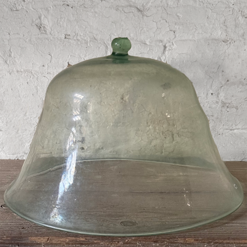 Large 19th-century French Glass Cloche de Melon (LG-01)